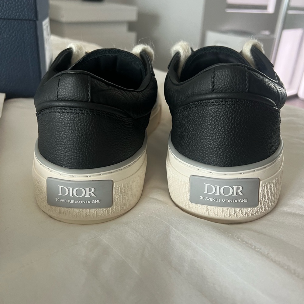 Dior Black and Cream Casual Sneakers